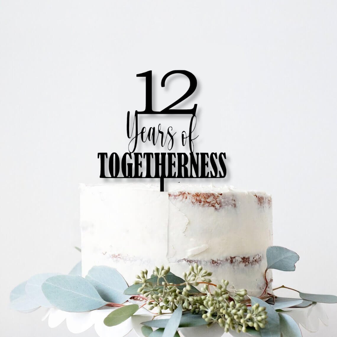 12-years-of-togetherness-1-1.jpg 12 Years of Togetherness Cake Topper