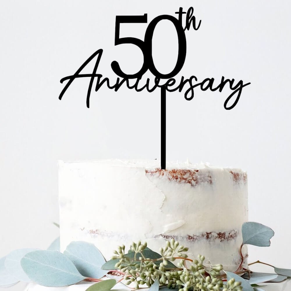 50th-anniversary-cake-topper.jpg 50th Anniversary Cake Topper
