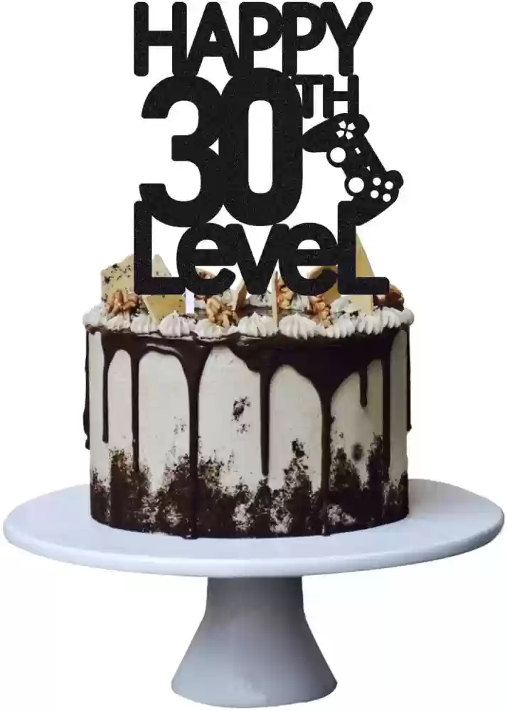 59957-festiko-original-imagbwu5fzmzaeny.webp Happy 30th Level Cake Topper