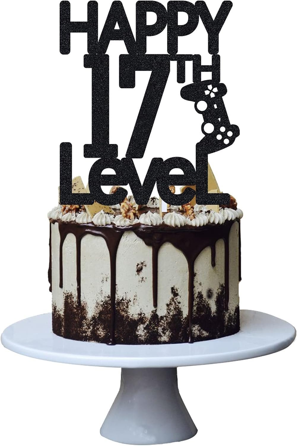 71xE5gIcsNS._AC_SL1500_.jpg Happy 17th Level Cake Topper
