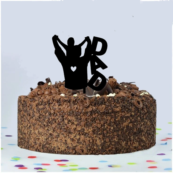 Father and Son Cake Topper