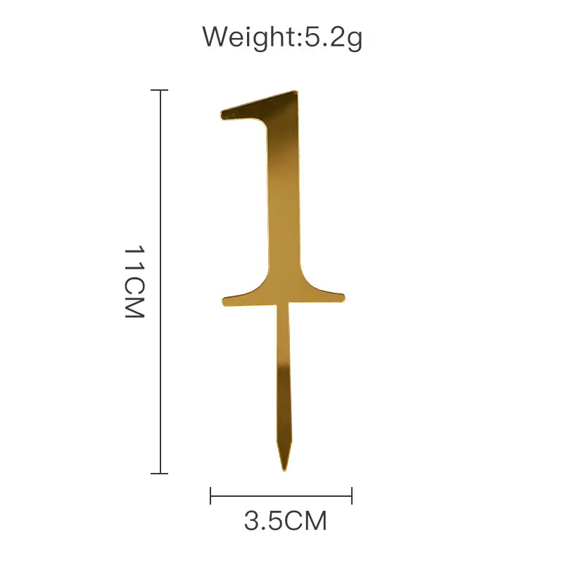 H01477c5d671c4abbad5561cc0378441cg.webp 0-9 Golden Acrylic Number Cake Topper for Birthday Party Celebration