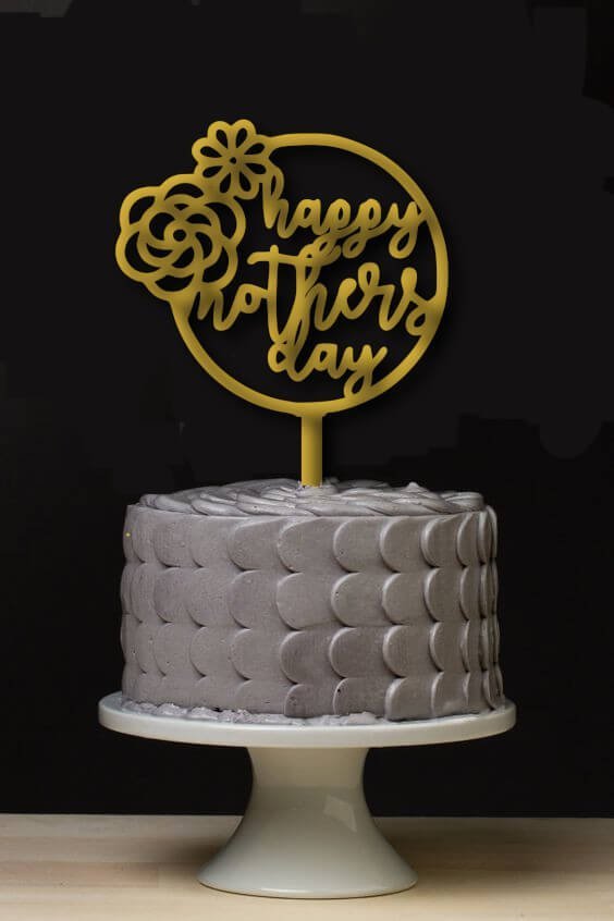 Happy Mothers Day Cake Topper - MCT001