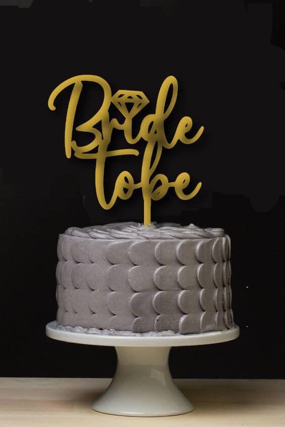 Bride to be Cake Topper WCT051