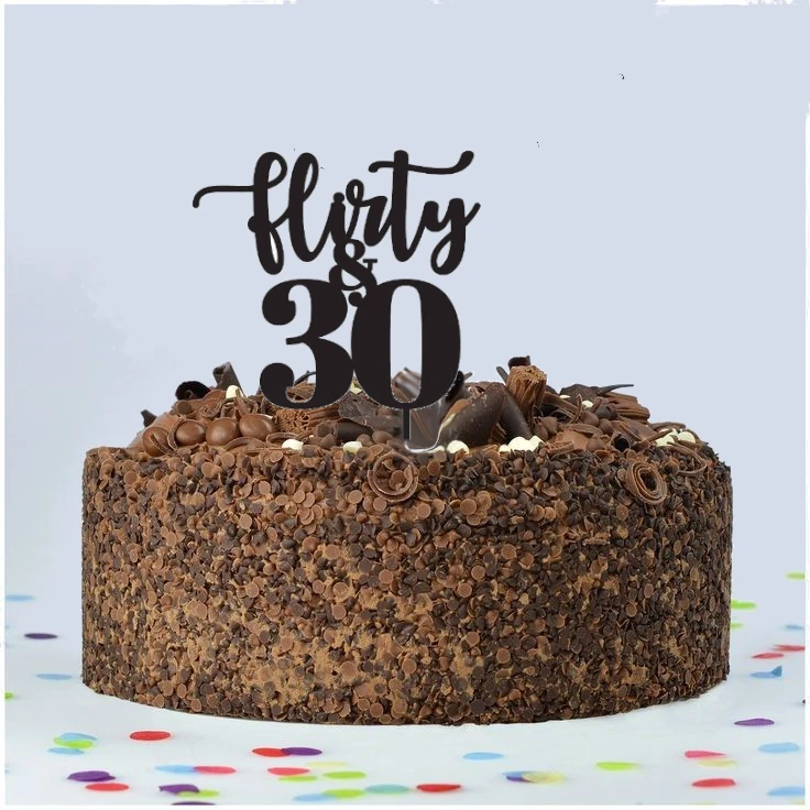 flirty-and-30-cake-topper.webp Flirty & 30 Cake Topper