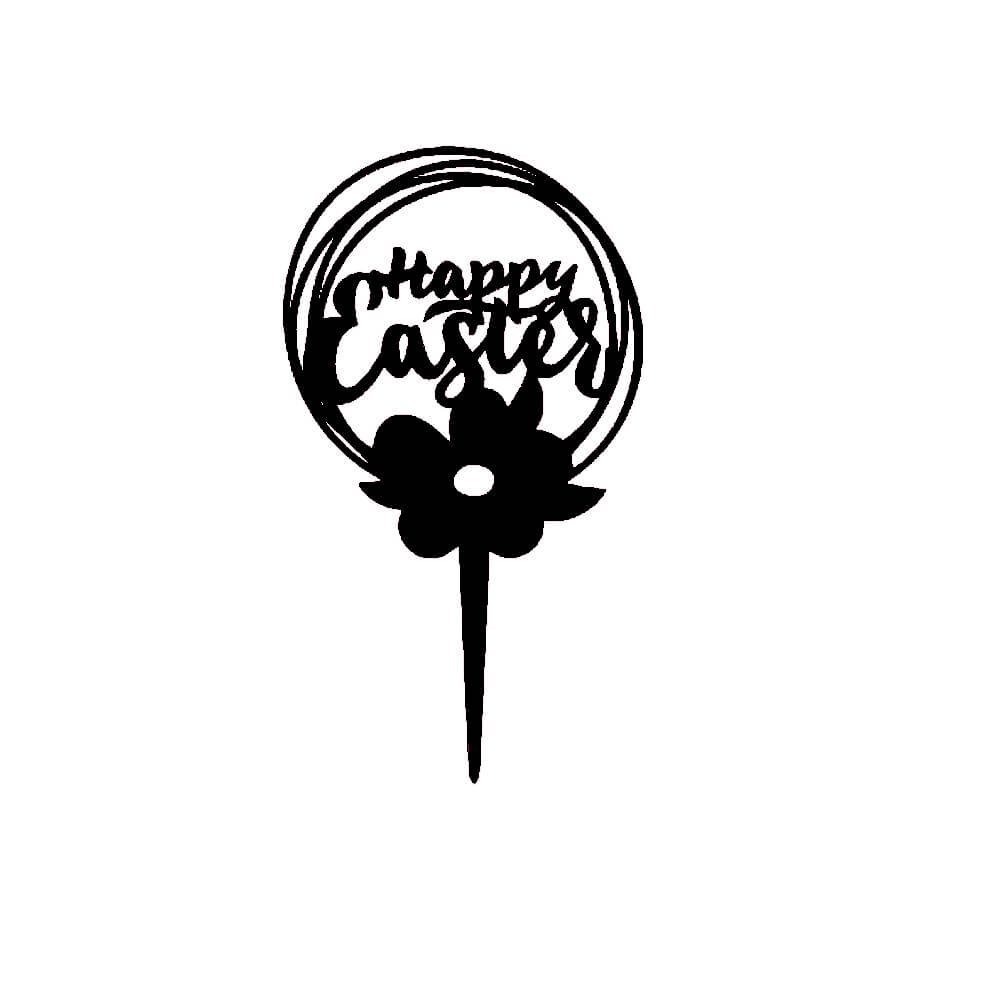 Happy Easter Cake Topper