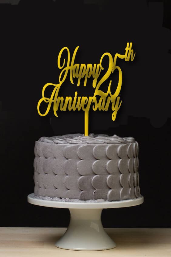 happy-25th-anniversary-cake-topper.jpg Happy 25th Anniversary Cake Topper