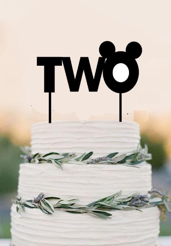 micky-two-cake-topper.jpg Mickey Mouse Two Cake Topper