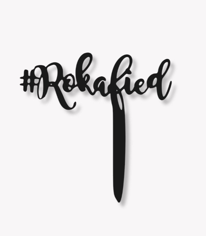 rokafied.jpg India Bakes Rokafied Cake Topper
