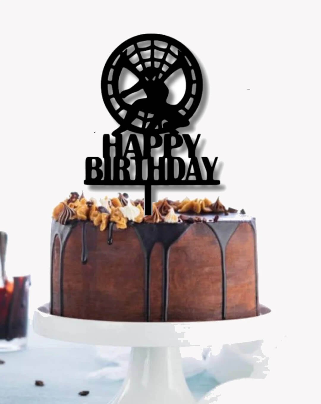 Spiderman Happy Birthday Cake Topper