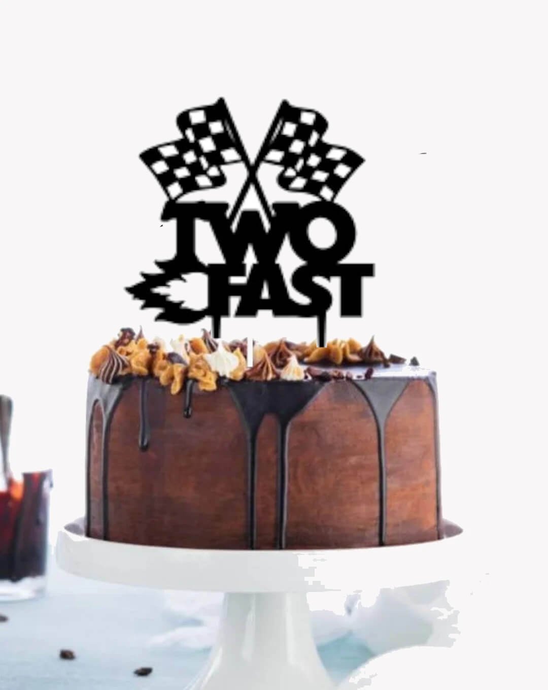 Two Fast Cake Topper