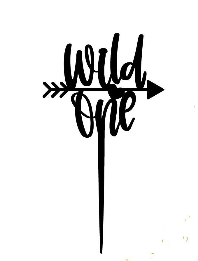 Wild One Cake Topper - Style 2