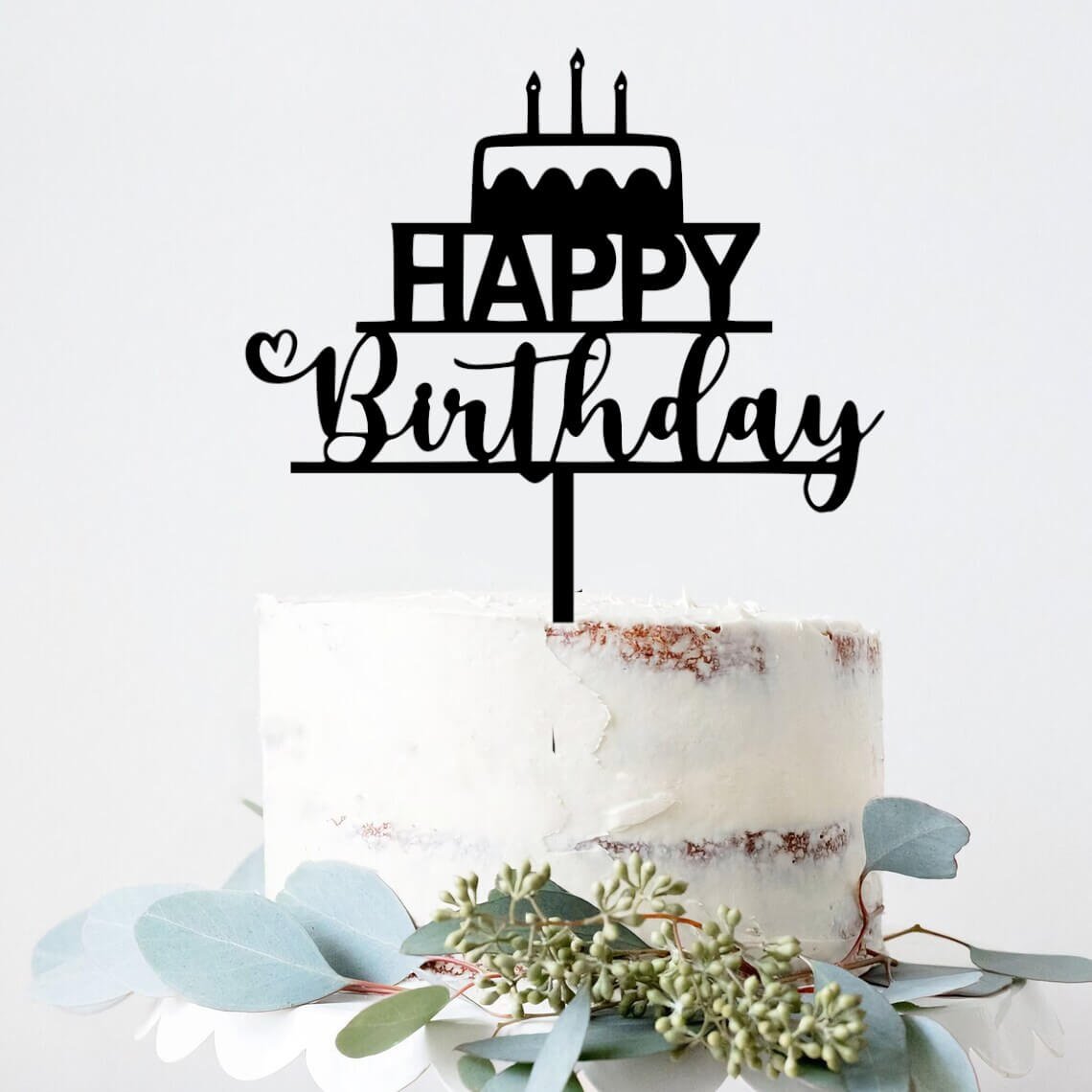 BCT155 (1) Happy Birthday Cake Topper