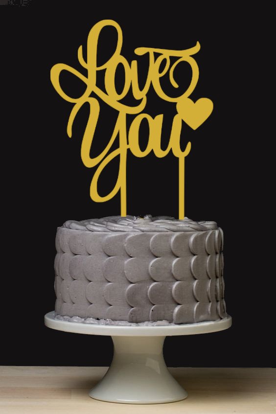 love-you-cake-topper Love you cake topper
