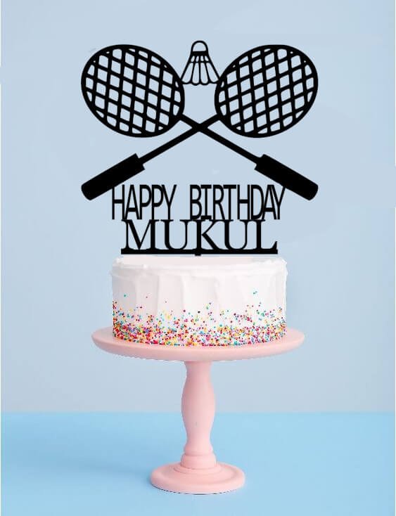 customized birthday cake topper