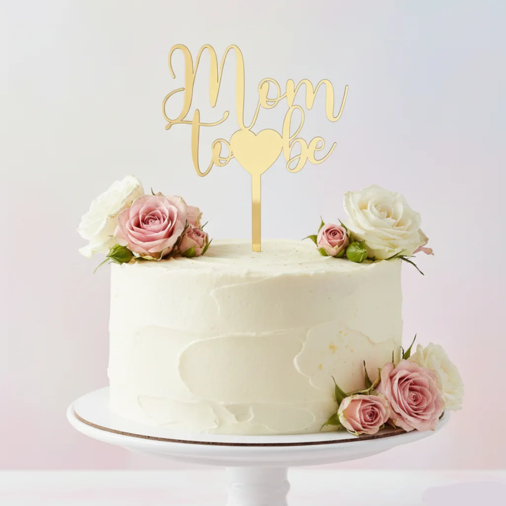 Mom To Be Cake Topper