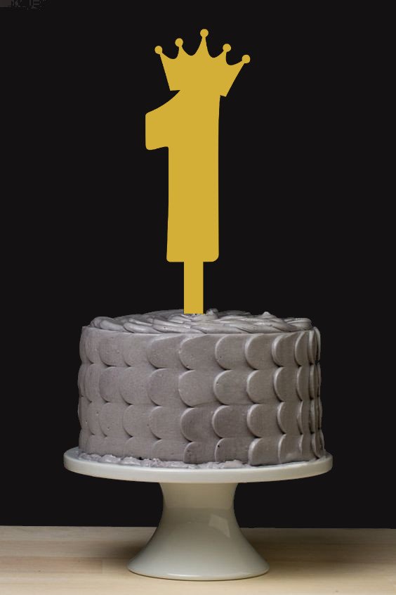 one-cake-topper 1 cake topper