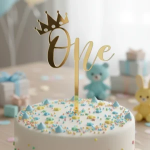 one cake topper